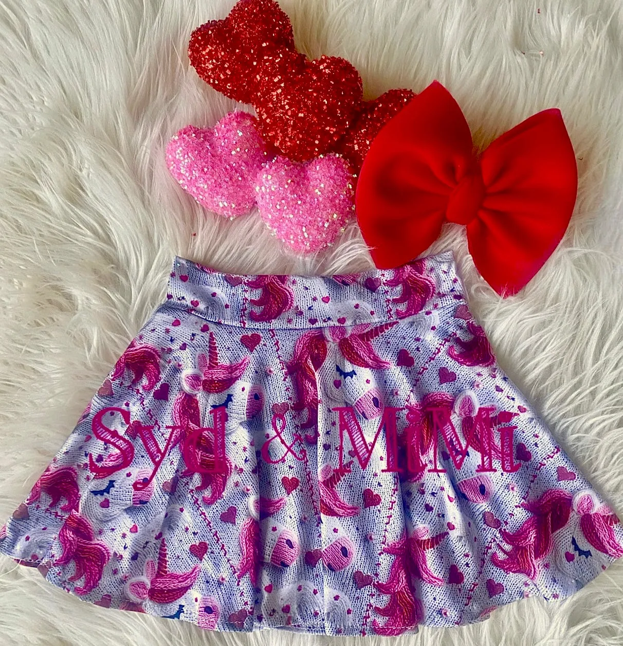 2 left! 6/7 & 7/8yr ~ Twirl Skort ~ Unicorns