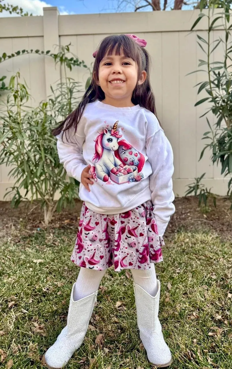 2 left! 6/7 & 7/8yr ~ Twirl Skort ~ Unicorns
