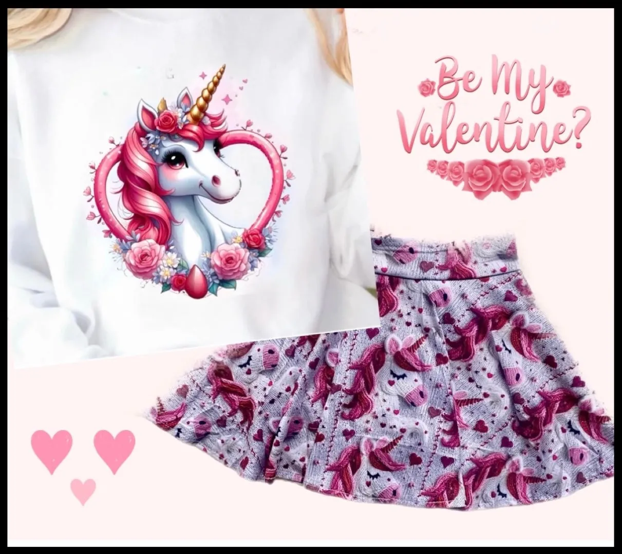 2 left! 6/7 & 7/8yr ~ Twirl Skort ~ Unicorns