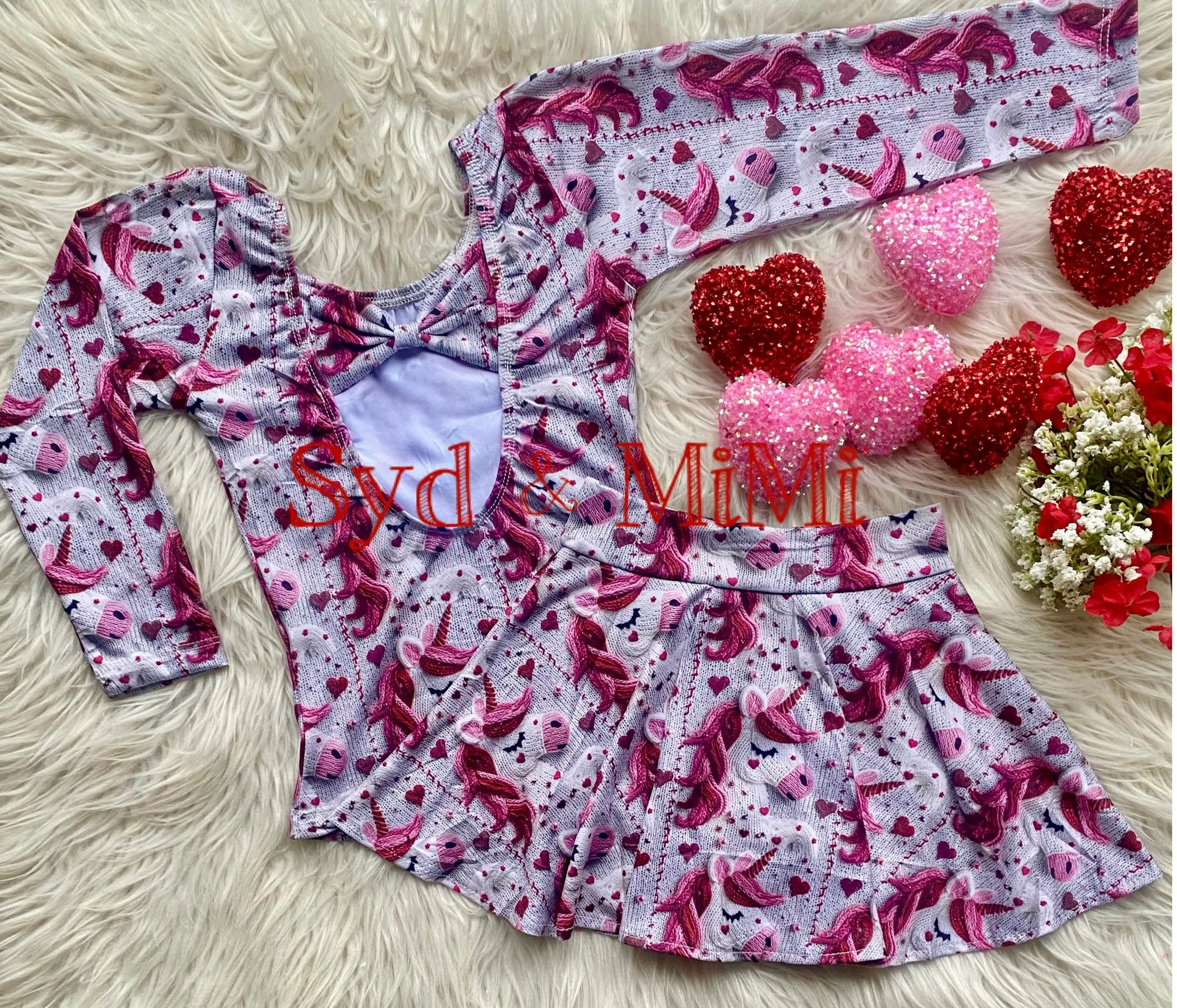 2 left! 6/7 & 7/8yr ~ Twirl Skort ~ Unicorns