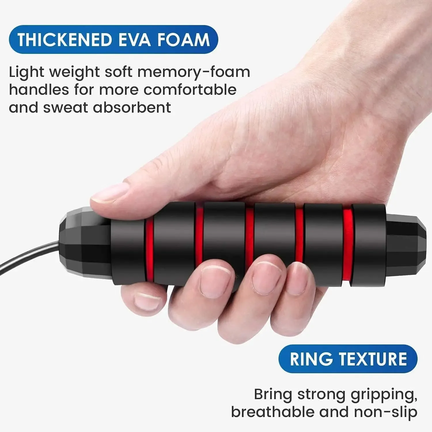 Adjustable Tangle-Free Speed Jump Rope