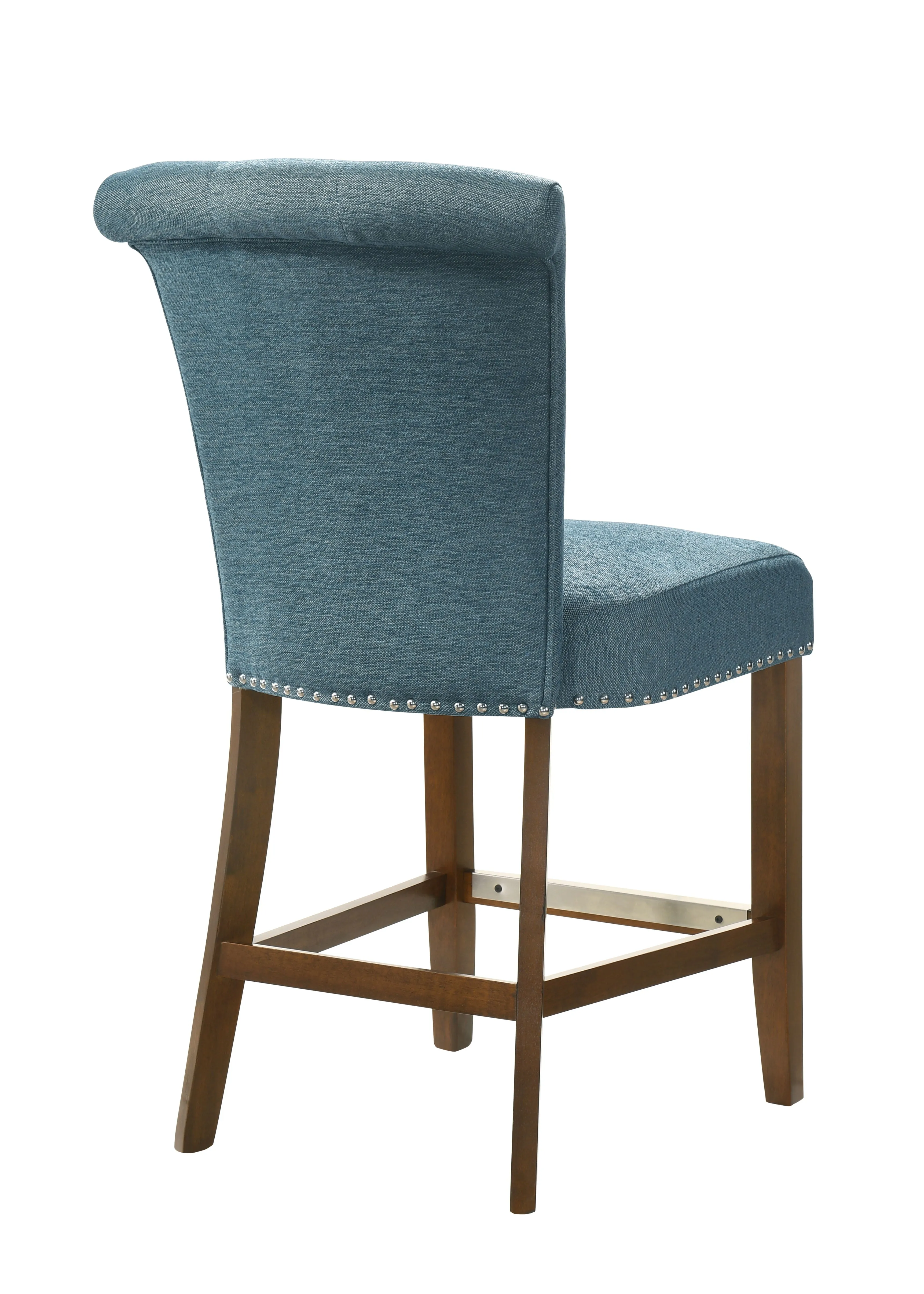 Auggie - 20.5" Fabric Counter Height Chair With Nailhead Trim by Couch.com