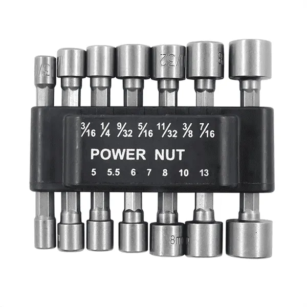 Drillzupp - Hex nut driver bit set
