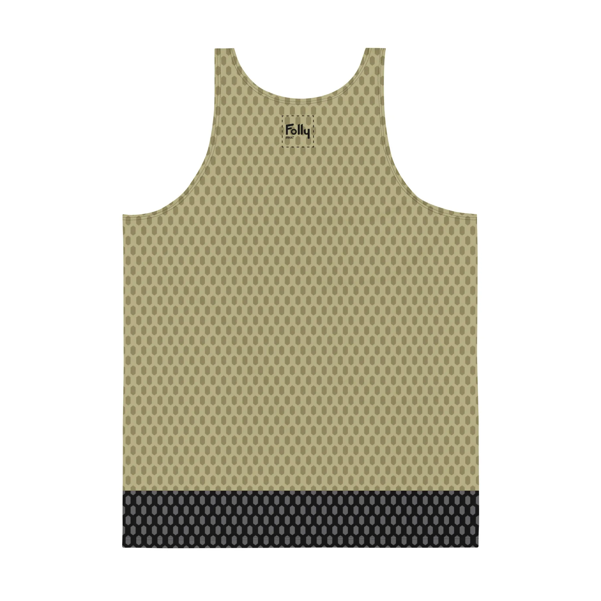 Hex Print Tank: Faded Olive