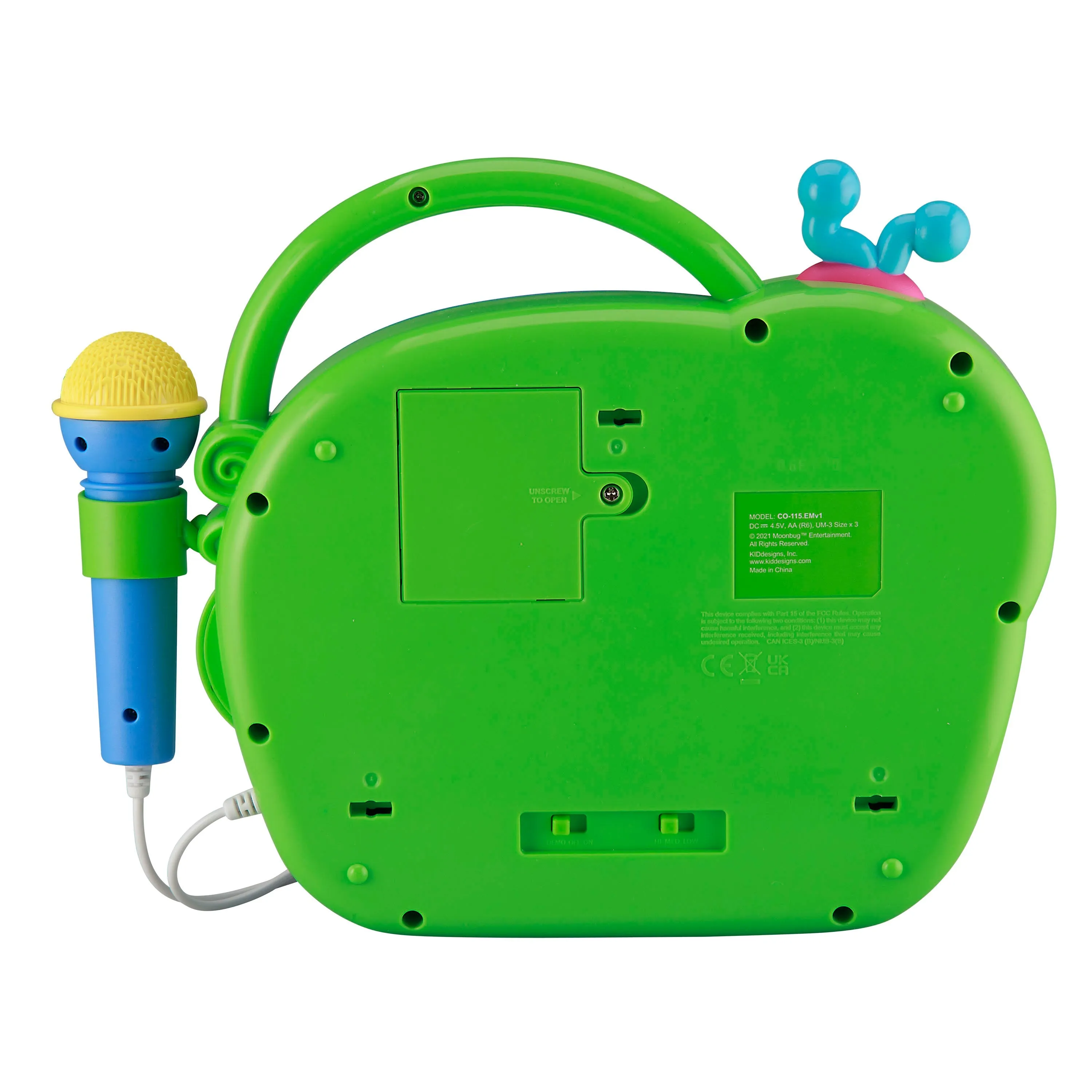[OPEN BOX] KIDdesigns CoCoMelon My First Sing Along Boombox for Kids - Multi-color