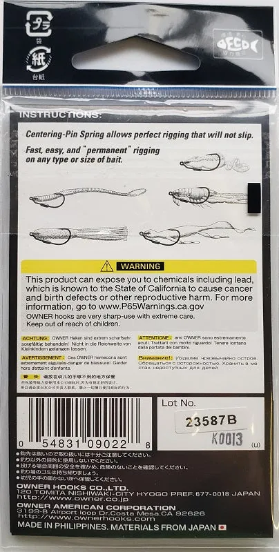 Owner Weighted Twistlock 3X Hooks 3/0-1/16oz
