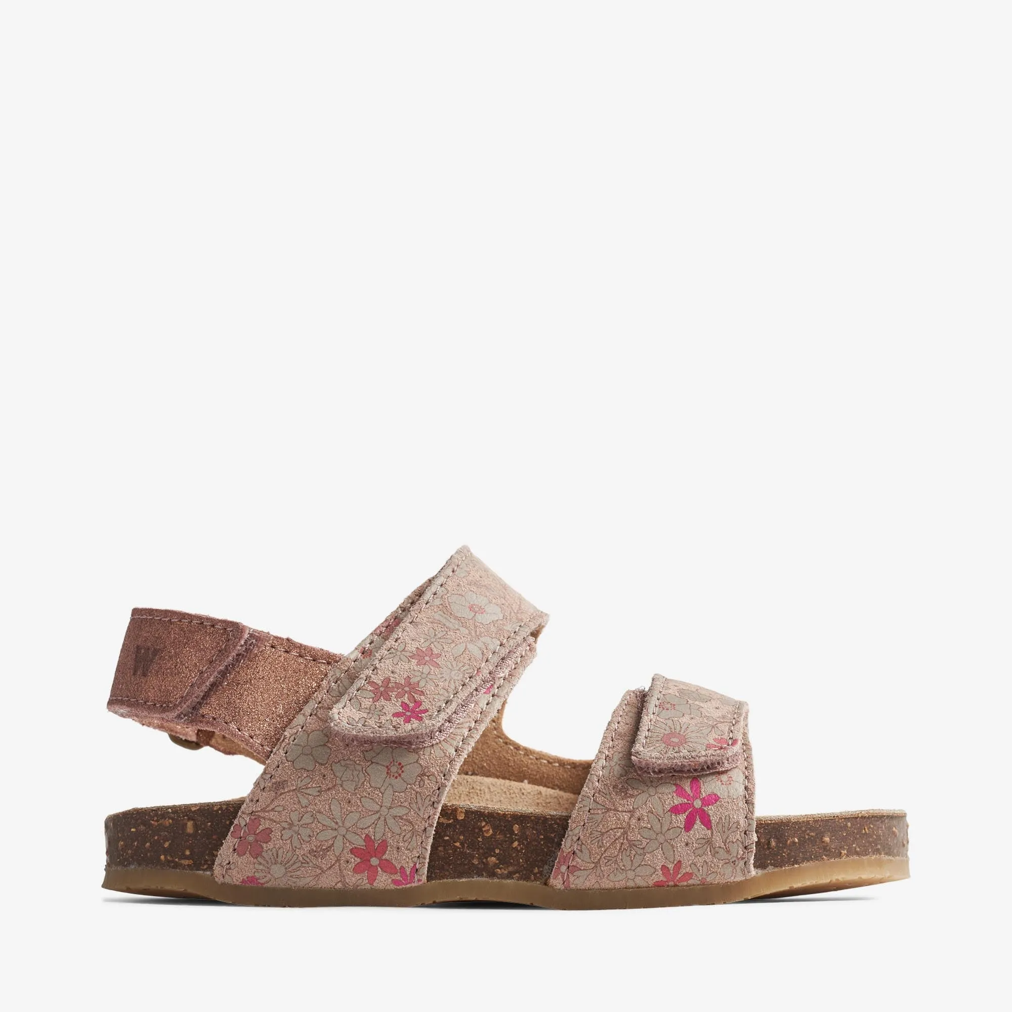 Sandal Clara - rose white flowers