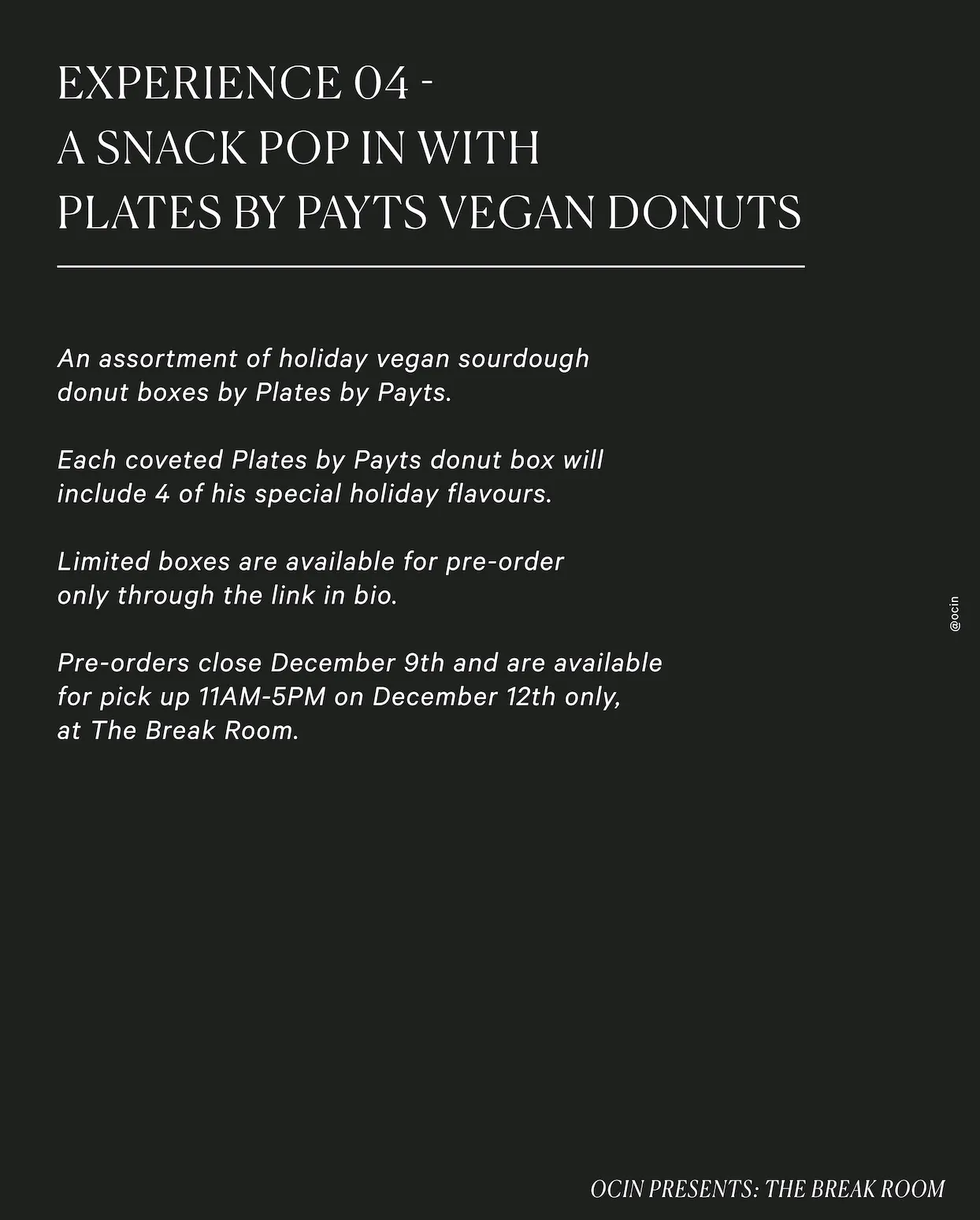 Vegan Donut holiday box by Plates by Payts