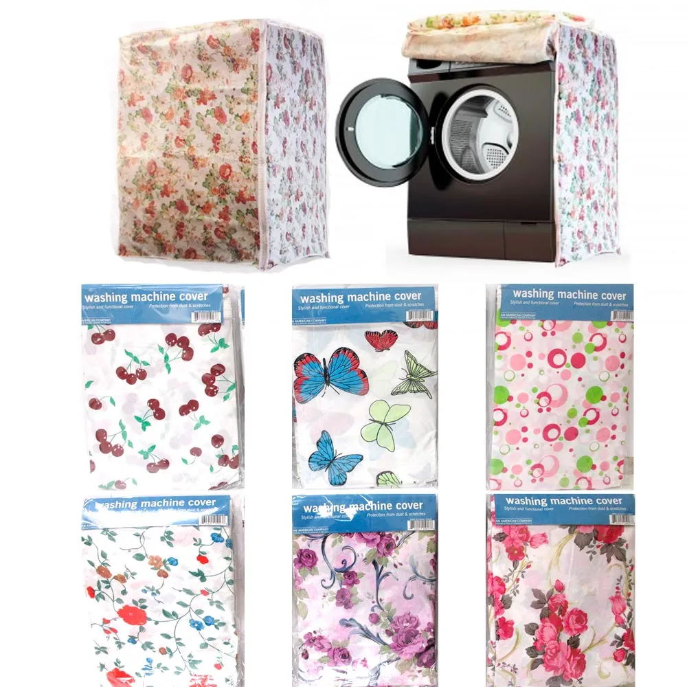 Waterproof Washing Machine Zippered Dust Cover Protection Durable Front Load New